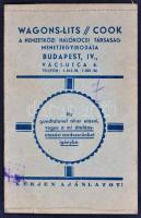 1948 Nemzetközi Hálókocsi és Európai Nagy Expressvonatok Társaság által kiadott hálókocsi jegy papír tokban