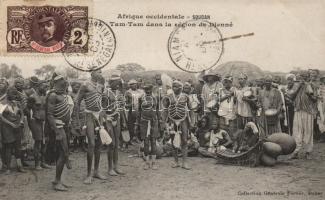 Sudanese folklore, tam-tam, dancers