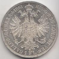 Ausztria 1861A 1Fl Ag "Ferenc József" T:1-,2
Austria 1861A 1 Florin Ag "Franz Joseph&...