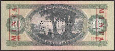 1975. 10Ft "MINTA" felülnyomással és perforációval, "A 102 110048" T:I
Adamo F8M