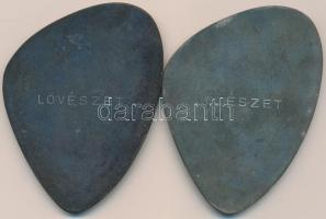 1969. "Rendőrség Országos Sportbajnokság - Tanácsköztársaság 1919-1969" lövész Br plakett ...