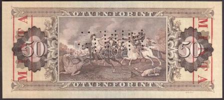 1989. 50Ft "MINTA" perforációval és felülnyomással "D 273 000644" T:I
Adamo F25M