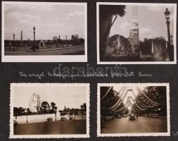 1938 nyara, Belgium, Hollandia, Franciaország, Svájc, Magyarország, 118 db fotó albumba rendezve