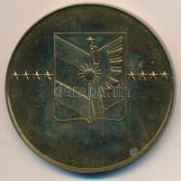 Fritz Mihály (1947-) DN "Szeged Lakóterületi Pártmunkáért" fém emlékérem (60mm) dísztokban...