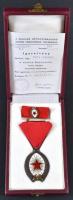1979. Munka Érdemrend Bronz fokozata Br zománcozott kitüntetés miniatűrrel és szalagsávval dísztokba...