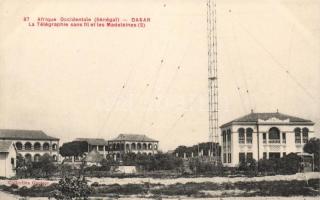 Dakar, Madeleines, wireless telegraphy