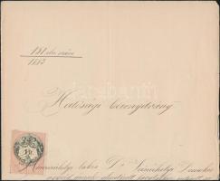 1875-1926 30 db teljes okmány illetékbélyegekkel