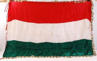 Selyem magyar zászló / Hungarian flag 100x120 cm