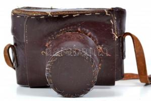 Praktina FX fényképezőgép,bőr tokban, 16×12 cm