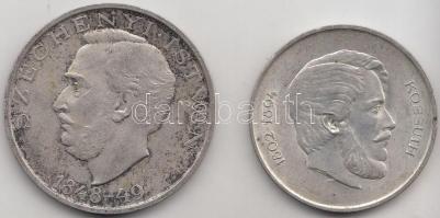 1947. 5Ft "Kossuth" + 1948. 10Ft "Széchenyi" T:2-