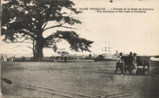 Conakry, entrance of the road of Conakry