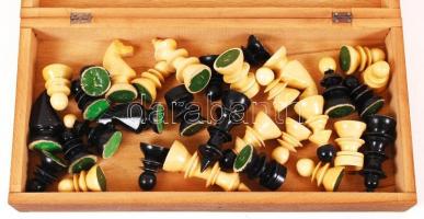 Sakk készlet, jó állapotban, 29×29 cm