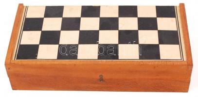 Sakk készlet, jó állapotban, 29×29 cm