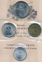 1981. 2f-10Ft 9klf "Magyar Népköztársaság" forgalmi érméi szürkéskék műbőrtokban T:1
Adamo...