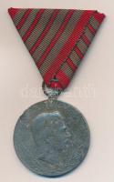 1918. &quot;Laeso Militi&quot; - Sebesültek Érme cink kitüntetés mellszalaggal. Szign.: R. Placht T:2- &lt;br/&gt;Hungary 1918. &quot;Laeso Militi&quot; - Carolus Combat Wound medal zinc, with ribbon C:VF