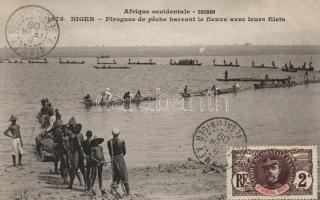 Fishermen on Niger River, Sudanese folklore