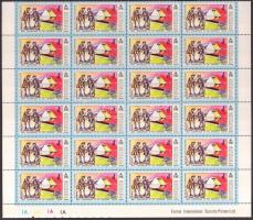 UPU Centenary set on 8 half-sheets of 24 100 éves az UPU sor 8 db 24-es fél ív