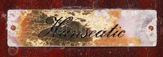 Réz barométer és óra "Hanseatic" jelzéssel /
brass barometer and watch