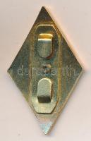 ~1970-80. "Zalka Máté Katonai Főiskola" zománcozott jelvény körző motívummal T:1