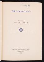 Szekfű Gyula (szerk.): Mi a magyar? Bp., 1939, Magyar Szemle Társaság. Fotókkal illusztrált, kiadói ...