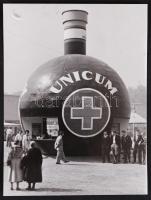 1957 Unicum pavilon, 12x9 cm