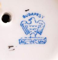 Aquincumi fésülködő akt, kézzel festett, hibátlan, jelzett, m:22 cm