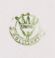 Hollóházi népi mintás kerámia tányér, hibátlan, jelzett, d: 25 cm