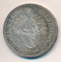 1929. 2P Ag "Madonna" mosolygó T:2