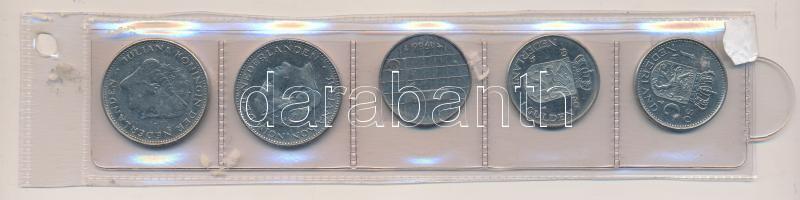 Hollandia 1969-1986. 1G-2 1/2G (5x) T:2
Netherlands 1969-1986. 1 Gulden - 2 1/2 Gulden (5x) C:XF