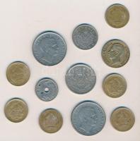 Románia 1905-1957. 5b-100L (12x) T:vegyes
Romania 1905-1957. 5 Bani - 100 Lei (12x) C:mixed