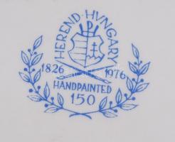 Herendi Wagner mellszobor, fehér mázas, jelzett, hibátlan, m:22 cm