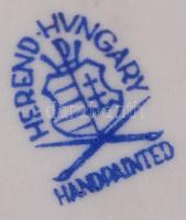 Herendi Beethoven mellszobor, fehér mázas, jelzett, hibátlan, m:19 cm