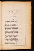 Arany János: Katalin Pest, 1850. Szilágyi Sándor Kozma Vazul ny. (2)+47p. Első kiadás! Szilágyi Sánd...