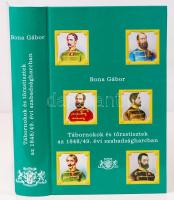 Bona Gábor: Tábornokok és törzstisztek az 1848/49. évi szabadságharcban. Harmadik átdolgozott, javított kiadás. Bp., 2000, Heraldika. Kiadói kartonált kötés, jó állapotban.