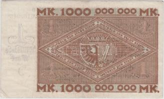 Német Birodalom/Weimari köztársaság/Essen 1923. 1.000.000.000M T:III
Germany/Weimar Republic/Essen 1...