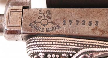 1870 Osztrák-Magyar Monarchia: L Gasser 1870/74M, hatlövetű forgópisztoly. Markolatán balkáni féldrá...