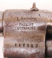 1870 Osztrák-Magyar Monarchia: L Gasser 1870/74M, hatlövetű forgópisztoly. Markolatán balkáni féldrá...