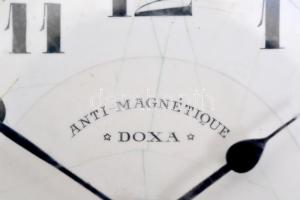 Doxa másodpercmutatós zsebóra, repedésekkel a számlapon. Jól jár / Doxa pocket watch, cracks on the ...