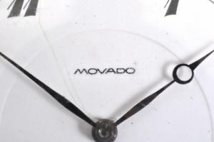 Movado másodpercmutatós zsebóra, egy hajszálrepedéssel a számlapon. Jól jár / Movado pocket watch, c...