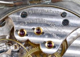 Movado másodpercmutatós zsebóra, egy hajszálrepedéssel a számlapon. Jól jár / Movado pocket watch, c...