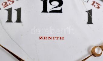 Zenith másodpercmutatós zsebóra, egy hajszálrepedéssel a számlapon. Jól jár / Zenith pocket watch, c...