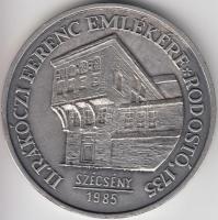 1985. &quot;II. Rákóczi Ferenc emlékére - Rodostó, 1735 - Szécsény 1985&quot; fém emlékérem (42mm) T:2 ph.