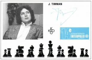 13 db modern, használatlan sakk motívumlap / 13 modern, unused chess motive cards