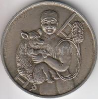 1938. "Szerencsét hozok" fém szerencsepénz T:2