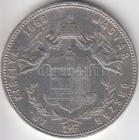 1868GYF 1Ft Ag "Angyalos Címer" T:2-
Adamo M15