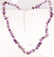 Ametiszt nyaklánc, h: 40 cm / &lt;br/&gt;amethyst necklace