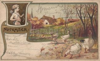 November Art Nouveau, litho (r)