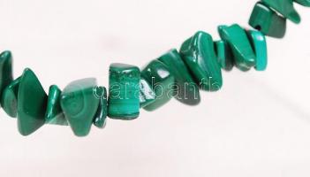 Malachit nyaklánc, h: 40 cm /
malachite necklace