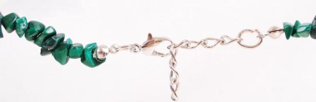 Malachit nyaklánc, h: 40 cm /
malachite necklace
