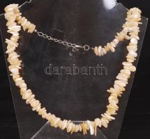 gyöngyház nyaklánc, h: 45 cm / &lt;br/&gt;pearly necklace